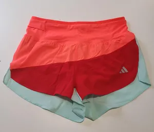 Adidas Women's Adizero NYC Split Running Short in Better Scarlet/Solar Red Size L NWT thumbnail 1