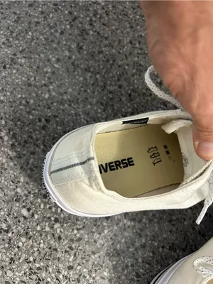 Converse Low-Top Canvas Sneakers in Off-White thumbnail 4
