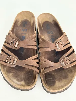 Birkenstock Granada Brown Sandals Size 37 or US 6-6.5 thumbnail 7