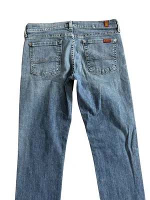 7 FOR ALL MANKIND Roxanne Medium Wash Jeans Size 28 thumbnail 5