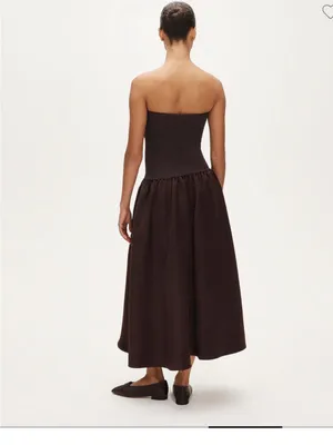 J.Crew Collection foldover mixy dress in duchesse satin thumbnail 2