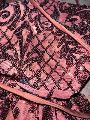 Windsor Rust Sequined Dress thumbnail 3