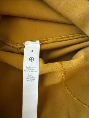 Lululemon Align Short 8" Gold Spice Size 4 NWOT thumbnail 11