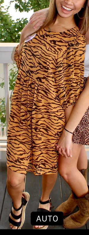 L LOVE Tiger Print Dress thumbnail 2