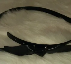 Source Unknown Black Bow Belt Sz 4 Like New! thumbnail 1