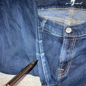 7 For All Mankind‎ The Skinny Jeans Women 31x29 Dark Wash Denim Stretch Pants thumbnail 7