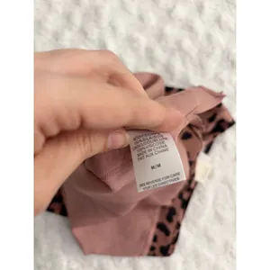 NEW Anthropologie Cami NYC The Olivia Pink Silk Graphic Leopard Cami Top M thumbnail 6