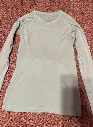 Light Blue Lululemon Swiftly Tech Long Sleeve thumbnail 1