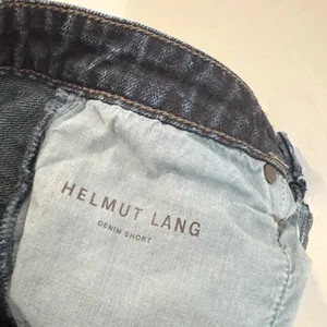 Helmut Lang Shorts Size 24 Dark Wash‎ Blue Denim Downtown Girl Alt Grunge Chic thumbnail 6