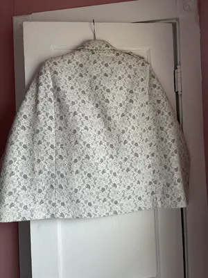 BCBGMAXAZRIA Jameson Floral Lace Cape Jacket Size Small thumbnail 8