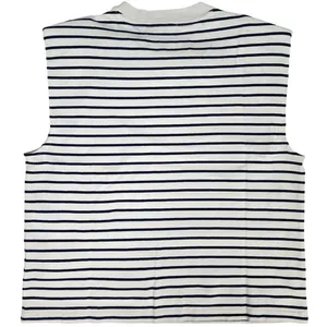 J. Crew Structured muscle T-shirt in stripe mariner cotton‎ M NWT thumbnail 2