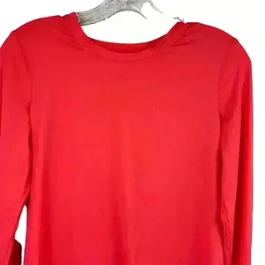 Athleta Sunlover‎ UPF 50+Tulip Back Top Long Sleeve Crew Neck Top Pink Size S thumbnail 9