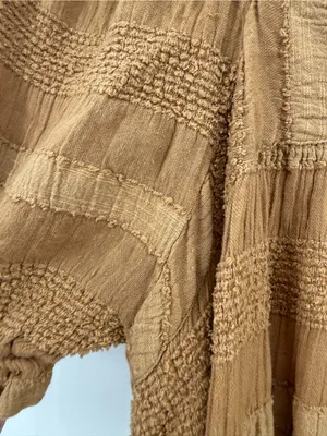 Free People Bask‎ In The Sun Tunic Dress Endless Summer Puff Sleeve Babydoll Xs thumbnail 4