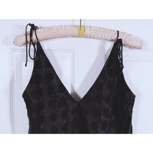 Victorias Secret Retro Satin Polka Dot Cami Tank Top Large Black 90s Lounge Y2K thumbnail 4