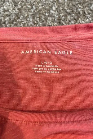 American Eagle Outfitters Pink Crop Top thumbnail 3