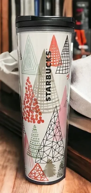 Starbucks Forest Tree Tumbler 16 oz thumbnail 1