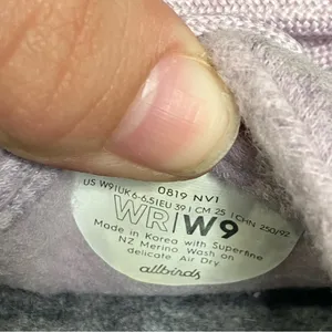 Allbirds wool runners lavender merino wool sneakers women’s‎ size 9 washable thumbnail 10