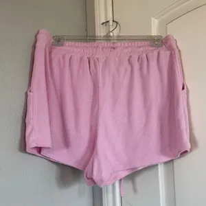 SHOW ME YOUR MUMU Sittin Around SHORTS ONLY in Pink Terry Sz Large thumbnail 10