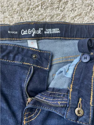 Cat & Jack Vintage Low Rise Denim Bootcut Jeans thumbnail 3