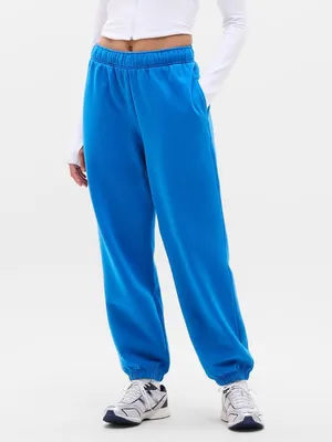 New Athleta S Forever Fleece Jogger Breaker Blue Small Regular thumbnail 2