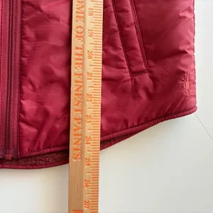 Smartwool Hudson Trail Reversible Vest Women Size‎ S Red SW019268 Fleece Quilted thumbnail 8