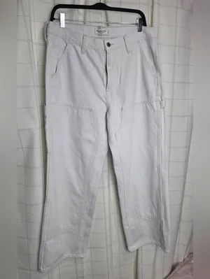 Abercrombie & Fitch Mid Rise Slouchy Jean thumbnail 2