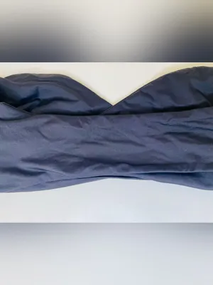 Frankie's Bikinis‎ Black Margo Strapless Bandeau Bikini Top Size S thumbnail 5