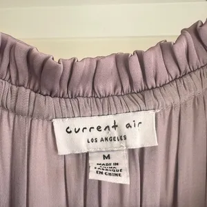 Current Air lavender peplum top size medium thumbnail 2