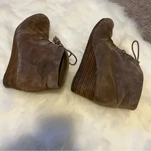 Dr Scholls women suede‎ ankle Boots sz 9 with tassels thumbnail 3