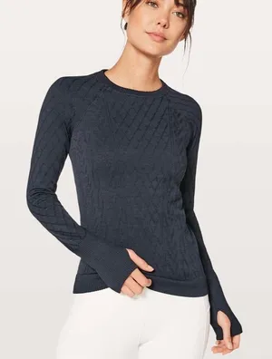 LULULEMON- Rest Less Pullover Midnight Navy Size 6 thumbnail 1