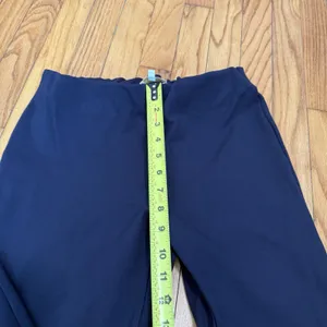 Ann Mashburn‎ Faye Flare Cropped Pant in Navy Ponte Knit Size Small thumbnail 9