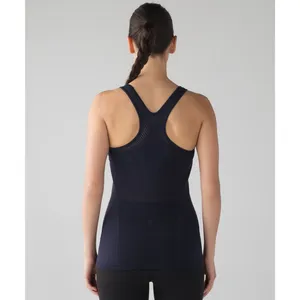 Lululemon Reveal Racerback Tank Women's 6 Black W1AATS $58 Yoga Mesh Athletic thumbnail 2