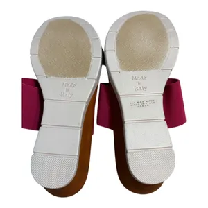 Italian Shoemakers Pink Double Strap Wedge Slide Sandals NWOB Women's 6.5 thumbnail 12