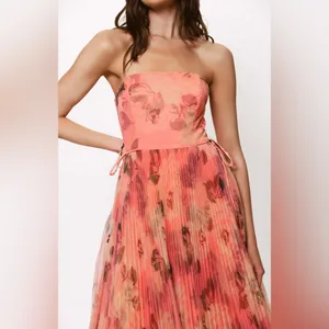 Hutch Costella Pink Blush Floral Tulle Gown Dress size 14‎ NWT thumbnail 6