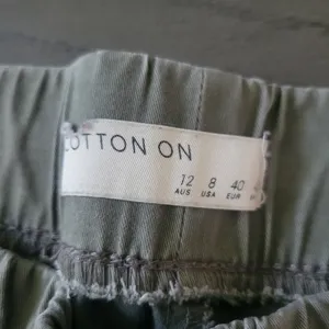 Women's Cotton On Pants with Elastic Waistband and Cuffs Size 8 thumbnail 2