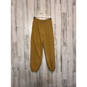 DSG Mustard Yellow Joggers Men’s Medium Drawstring Sweatpants Casual Lounge Pant thumbnail 2