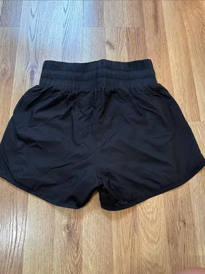 ACTA Black Women's Athletic Shorts with Built-in Bike Shorts thumbnail 6