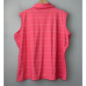 Nike Golf Sleeveless Polo Shirt Womens Size XL Pink Sporty Preppy Tennis Dri Fit thumbnail 4