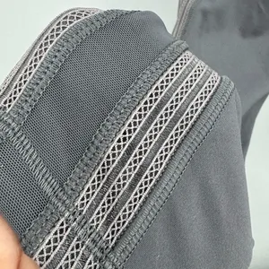 Lululemon Mesh Power Lines Leggings Titanium Dark Chrome Size 6 thumbnail 6