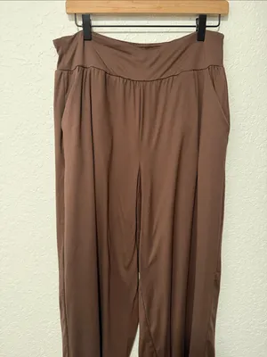 TORRID Wide Leg Brown Lounge Pants Size 1X thumbnail 10