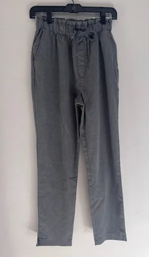 Abercrombie & Fitch Paperbag Waist Drawstring Straight Leg Pants size XS thumbnail 3