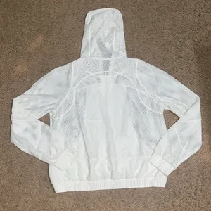 Lululemon Relaxed Fit Mesh Jacket‎ White 8 thumbnail 6