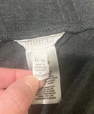 🌪️ Aeropostale Basic Dark Gray Leggings thumbnail 5