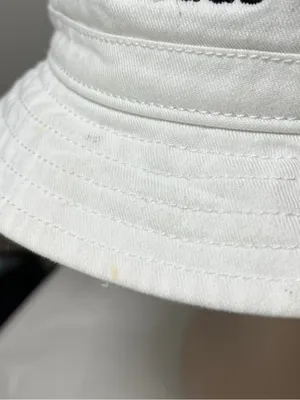 Adidas NWT White Bucket Hat Y2K Sporty Sun Protection Coaching Summer thumbnail 3