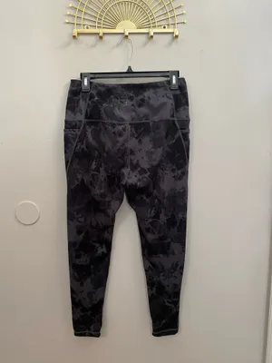 Danskin Black Activewear Leggings with Subtle Logo thumbnail 2