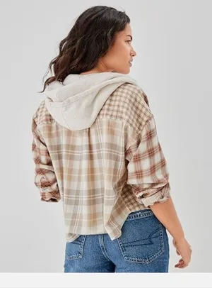Flannel Hoodie thumbnail 2