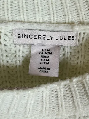 SINCERELY JULES Color Block Oversized Boxy Fit Long-Sleeve Sweater, Medium thumbnail 7