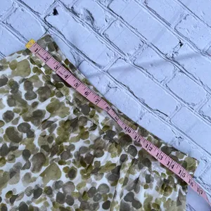 Ann Taylor loft short 4 layered ruffled skirt green Very soft and pretty thumbnail 4