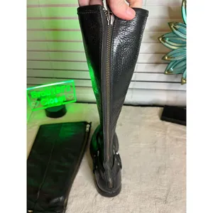 Frye Women's Phillip Harness Tall Riding Boots Black Size 8 B thumbnail 8
