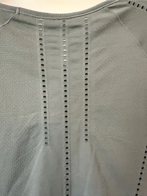 Athleta Long-Sleeve Performance Tee in gray thumbnail 4